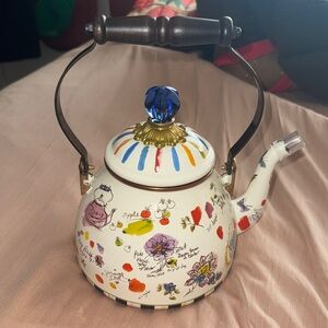 MacKenzie-Childs Sketchbook Limited Edition 2 quart Tea Kettle